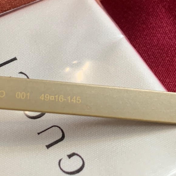 Authentic Gucci 49 Metal /Acetate opt.glasses - Picture 10 of 12